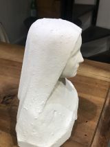Buste vierge plâtre ancien