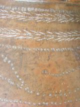 Chaudron en cuivre martelé oriental