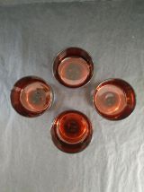 Lot 4 coupes Luminarc 1970