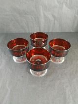 Lot 4 coupes Luminarc 1970