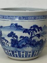 Grand cache Pot en porcelaine de Chine