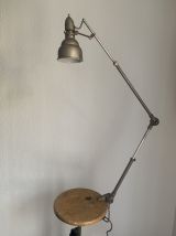 Lampe vintage 1950 Lumina usine industrielle atelier - 80 cm