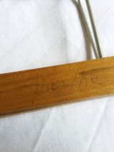 Cintres vintage en bois , lot de 5