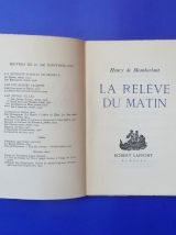 La Relève du Matin- NUMEROTE- Henry De Montherlant