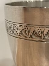 Timbale en métal argenté Noël Collet