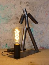 LAMPE 5 VOLTS - SCULPTURE -  