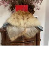 col en fourrure de lynx canadien non chinchilla    renard