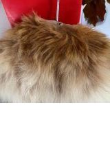 col en fourrure de lynx canadien non chinchilla    renard