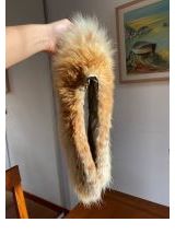 col en fourrure de lynx canadien non chinchilla    renard