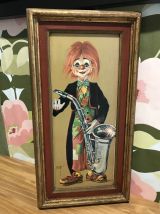 Tableau ancien de clown