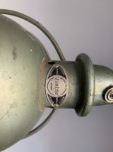 Lampe vintage 1960 Jielde 2 bras verte d'origine - 100 cm