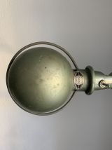 Lampe vintage 1960 Jielde 2 bras verte d'origine - 100 cm