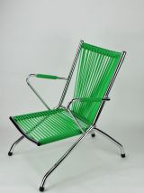 Chaise pliante vintage enfant verte