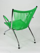 Chaise pliante vintage enfant verte