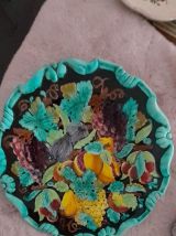 Plat à fruits,Coloré à la main,Manufacture De Porcelaine De 