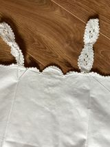 Chemise de grand mère blanche vintage 