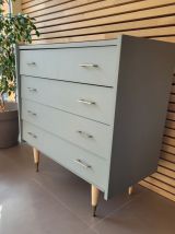 Commode vintage années 60 pieds fuseaux