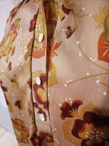 Robe à fleurs vintage, 42, mensurations dans la description 
