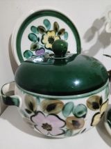 Ensemble 7 pièces céramique Boch décor "In the mood"