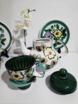 Ensemble 7 pièces céramique Boch décor "In the mood"