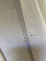 Taie d oreiller coton blanc monogramme JB.
