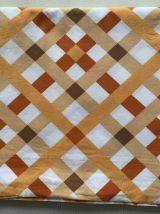 Parure coton lit 1 personne années 1970