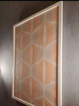 Cadre Décoratif motifs Géométrique Seventies