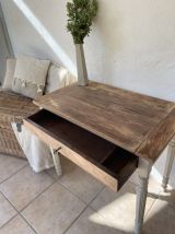 Magnifique petit bureau ou table vintage 