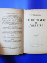 Le Bestiaire et L'Herbier- SIGNE- Georges Duhamel