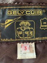 Blouson Gely cuir marron T3
