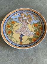 Assiette décorée Villeroy et Boch 
