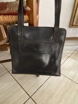 Sac femme cuir noir vintage