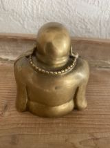 Bouddha rieur en laiton.