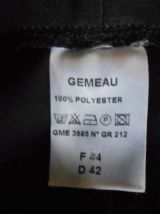 Pantalon noir marque Christine Laure Modèle Gémeau Taille 44