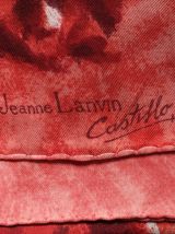 Foulard Modèle Lascaux.Vintage 50's Jeanne Lanvin Castillo.