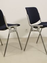 Paire de 2 chaises vintage DSC 106 de Giancarlo Piretti pour