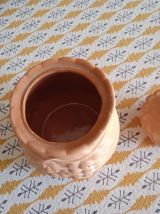 Pot Yves Rocher avec couvercle, céramique des années 80/90