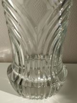 Grand vase cristal style art déco annees 50-70