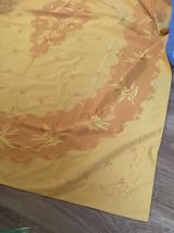 Nappe et 12 serviettes jaunes et orangé