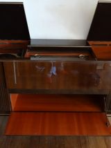 Meuble radio - tourne disques Grundig 