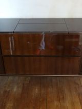 Meuble radio - tourne disques Grundig 