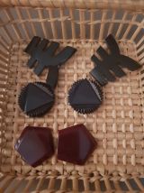 Lot de 6 boutons accroche 