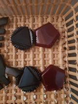 Lot de 6 boutons accroche 