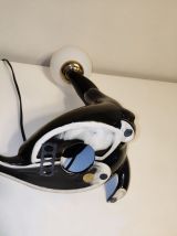 lampe otarie avec son petit en céramique