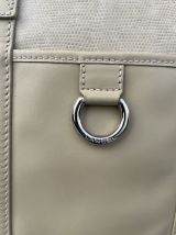 Sac à main LANCEL vintage, beige clair, authentique, TBE