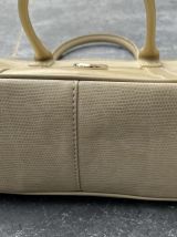 Sac à main LANCEL vintage, beige clair, authentique, TBE
