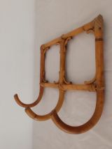 Porte-manteau en bambou vintage