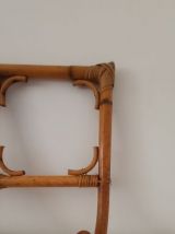 Porte-manteau en bambou vintage