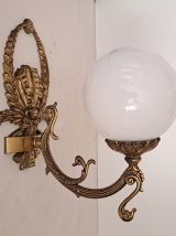 Paire d'appliques en bronze 