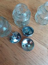 Salière poivrier moutardier set anglais